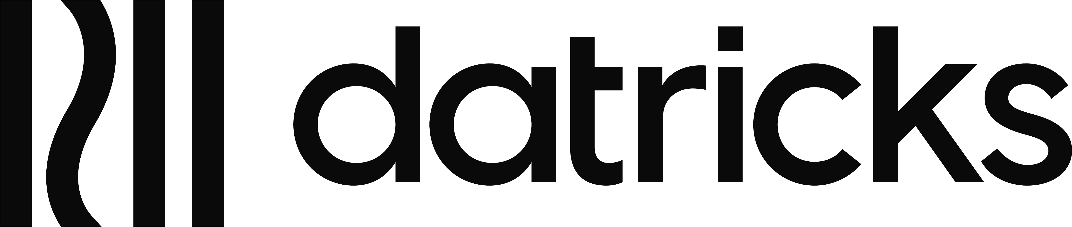 Datricks logo black